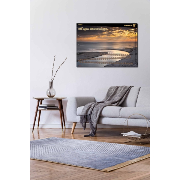 SKARBONKA NA 5 zł - XXL ścienna 70x50 cm BAŁTYK DĘBKI - 1000 zł