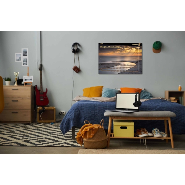 SKARBONKA NA 5 zł - XXL ścienna 70x50 cm BAŁTYK DĘBKI - 1000 zł