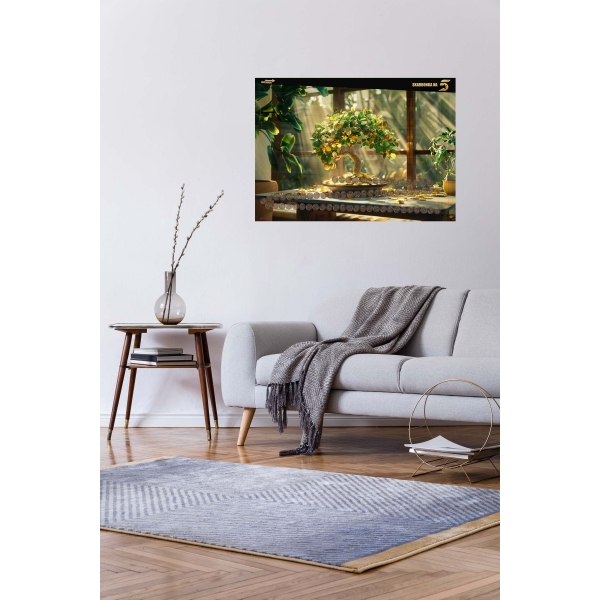 SKARBONKA NA 5 - XXL ścienna 70x50 cm - DRZEWKO